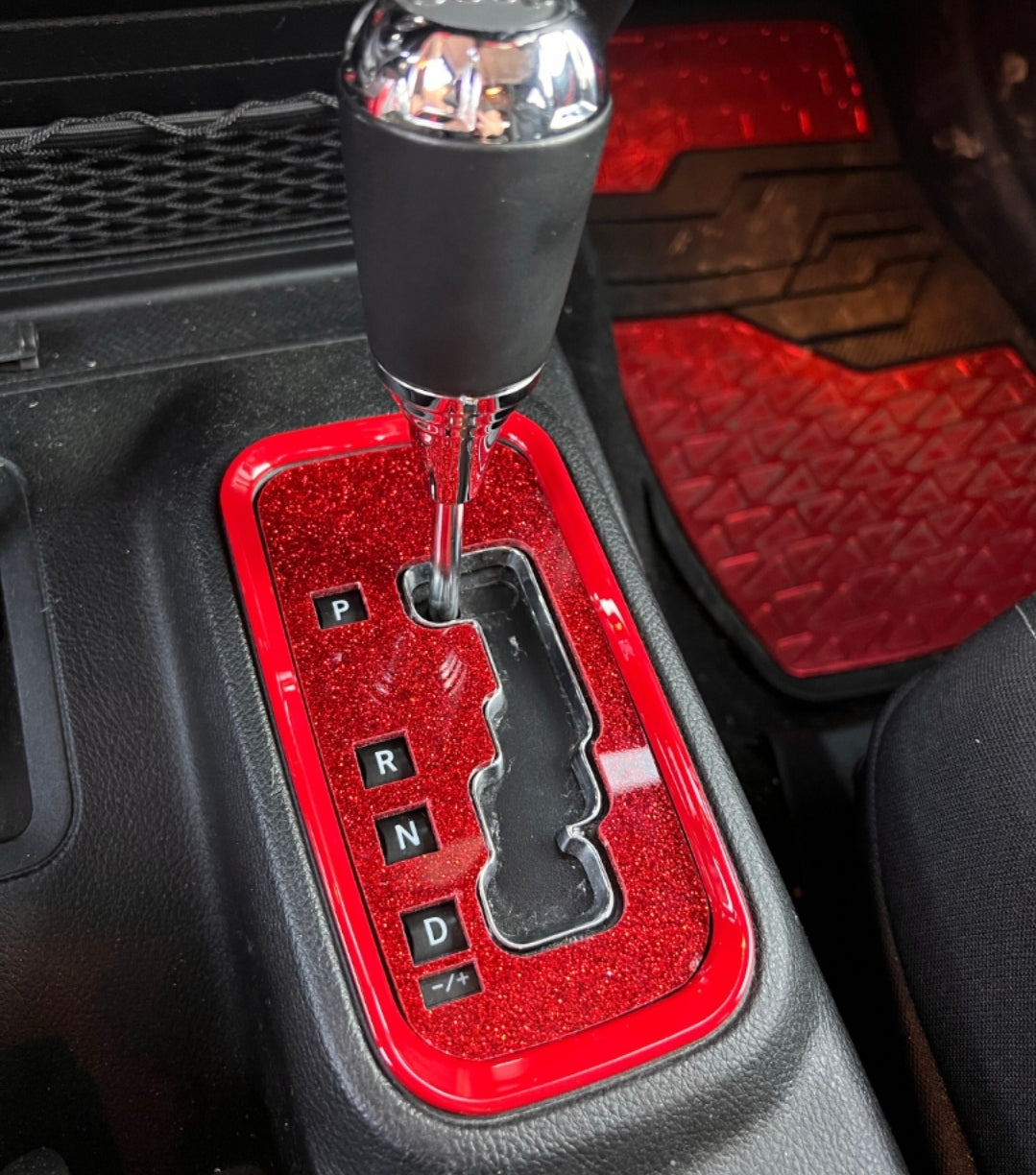 Shifter Plate Cover, fits Wrangler 2012-2018 JK/JKU Model