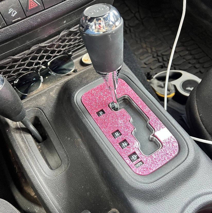 Shifter Plate Cover, fits Wrangler 2012-2018 JK/JKU Model