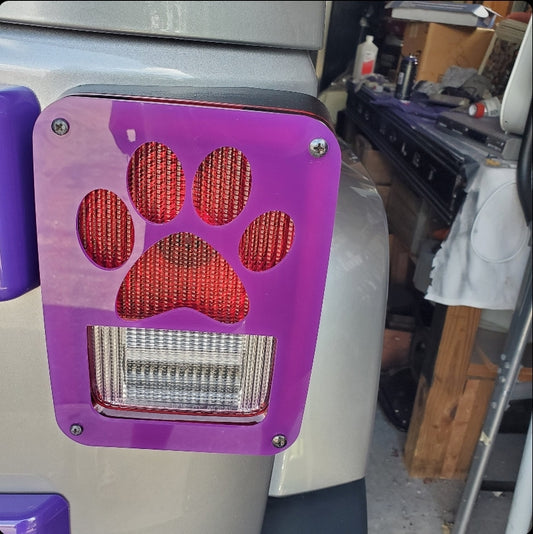 Paw Tail Light Covers, Set