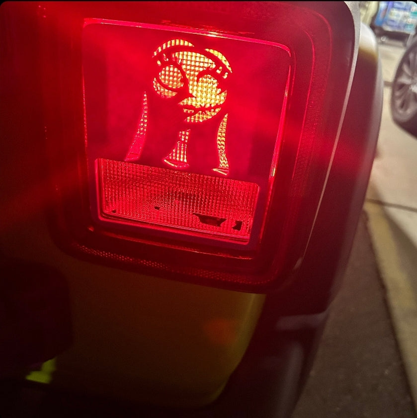 Christmas Nightmare Customizable Tail Light Covers, Set
