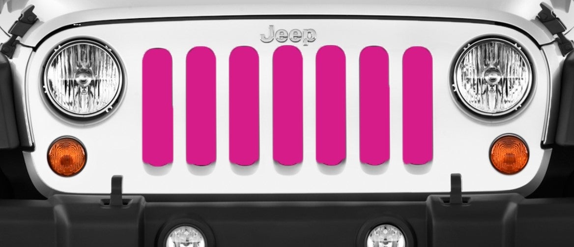Solid Pink Grille Insert