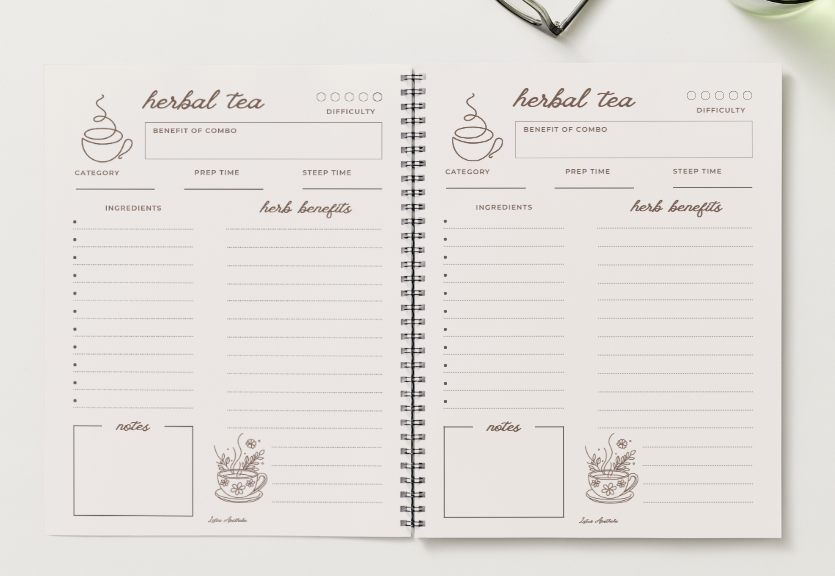 Lotus Apotheke Recipe Journal - Archived Walnut Edition (Hardcover)