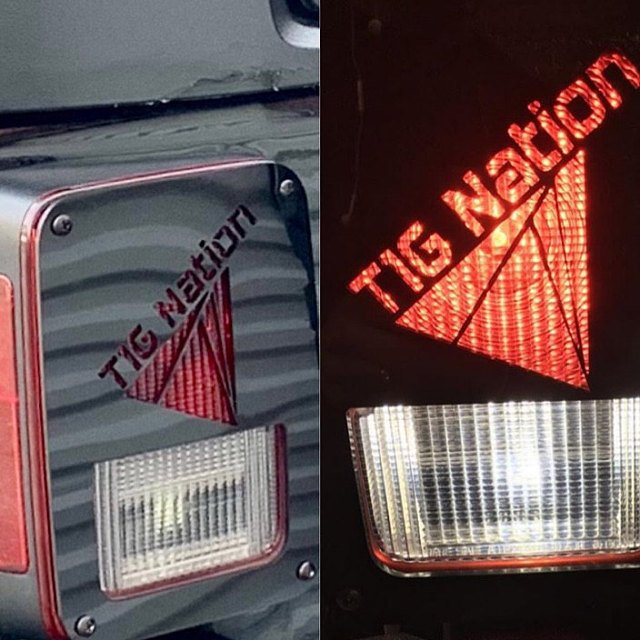 Custom Design Tail Light Covers, Set