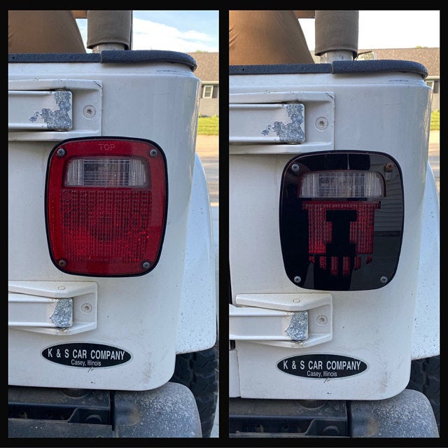 Custom Sports Tail Light Covers, Set