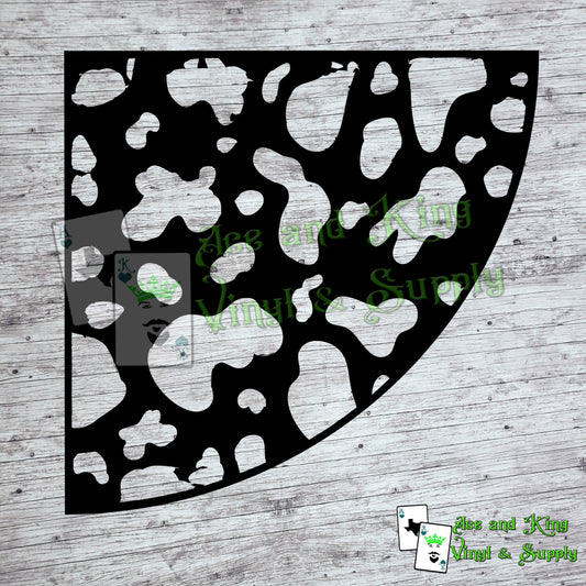 Cow Print Sleeve Stencil