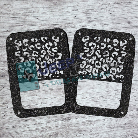 Cheetah Tail Light Covers, Set