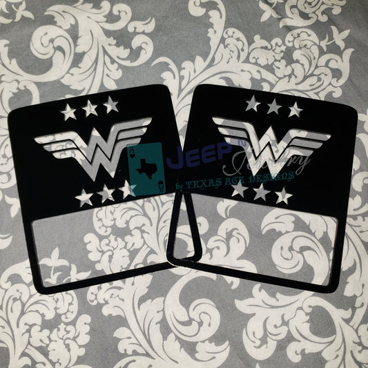 Wonder Woman Tail Light Covers, Set
