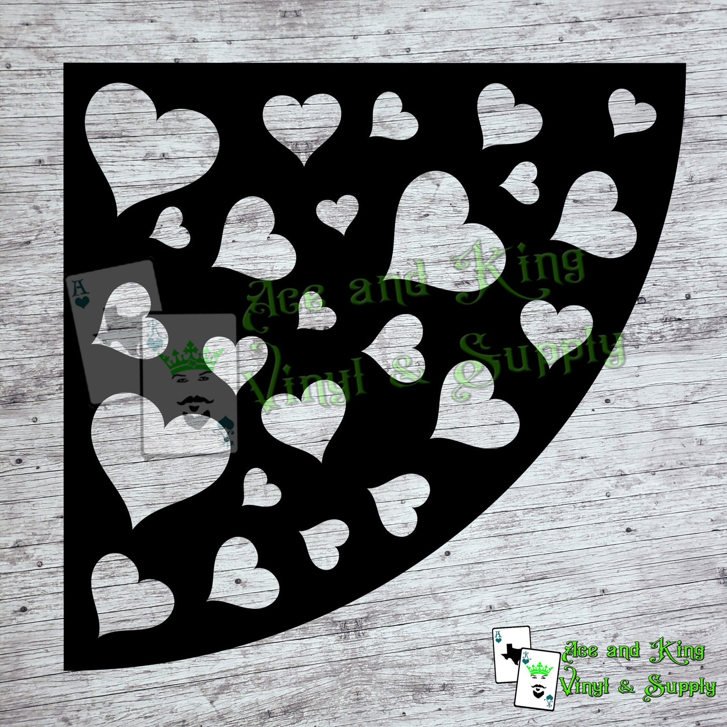 Heart Sleeve Stencil