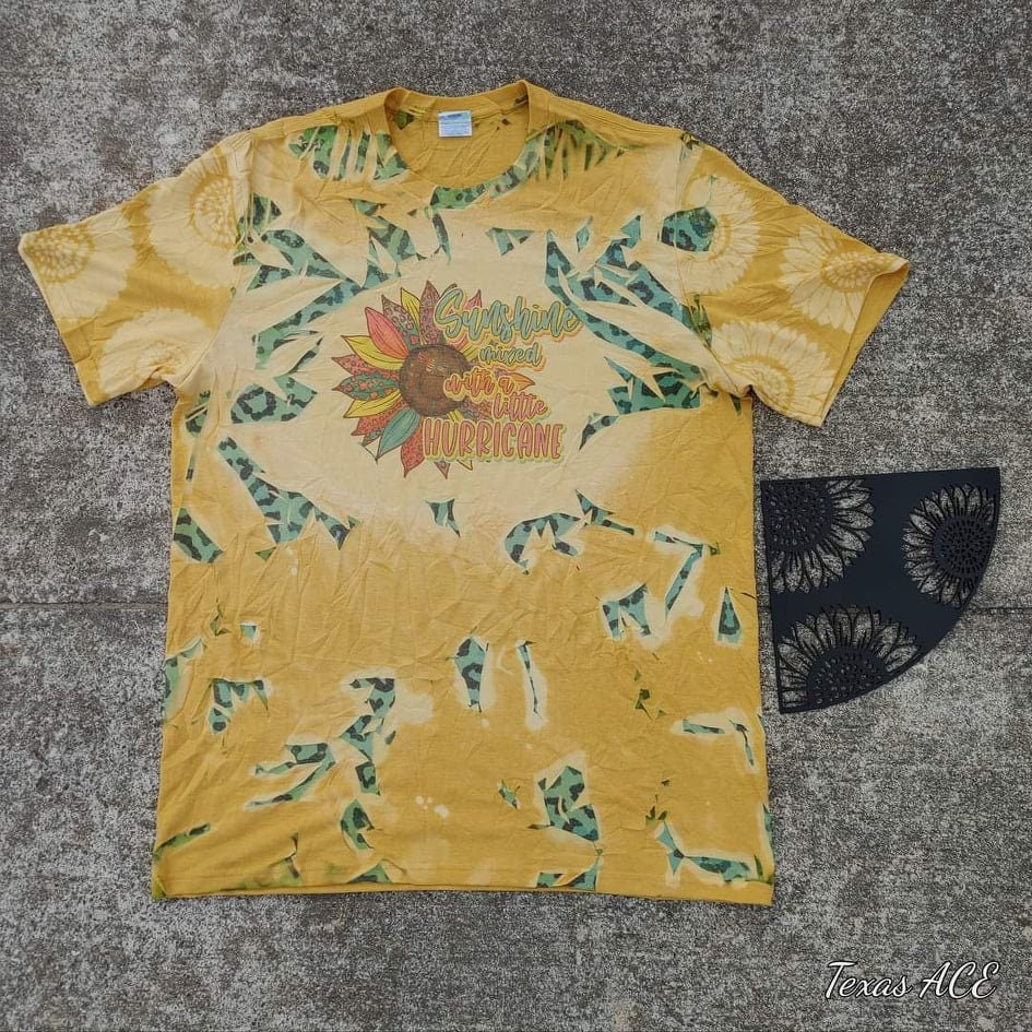 Multi Sunflower Sleeve Stencil