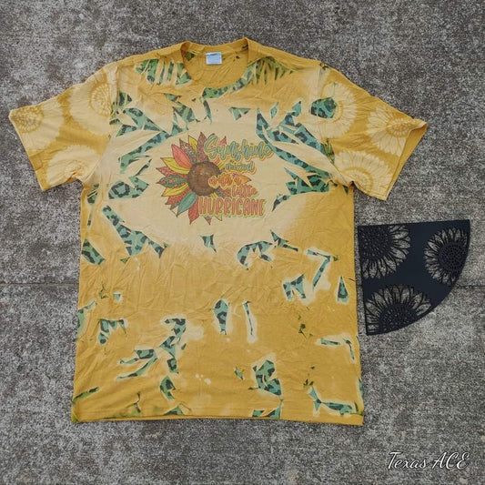 Multi Sunflower Sleeve Stencil