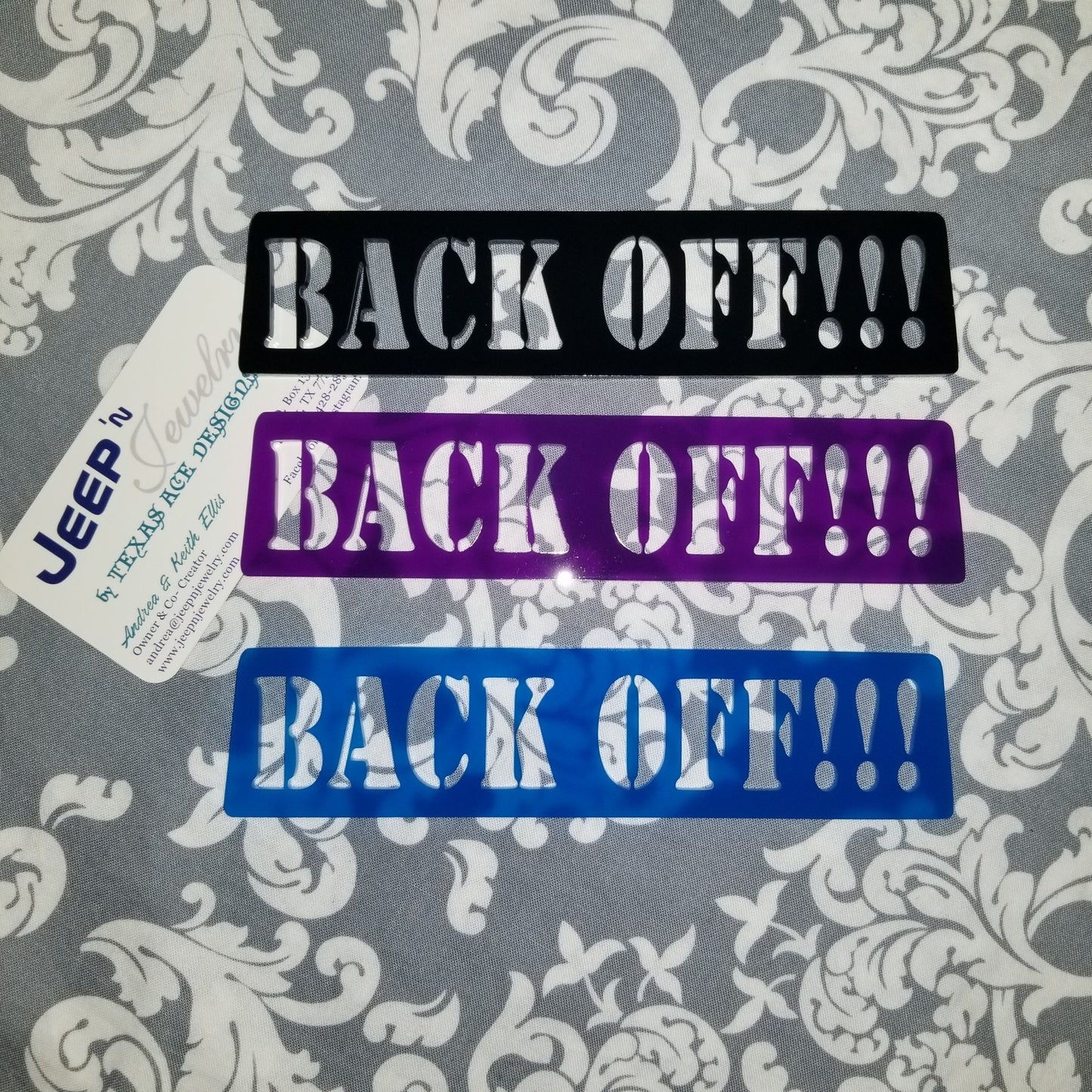 Back Off Third Brake Light Cover