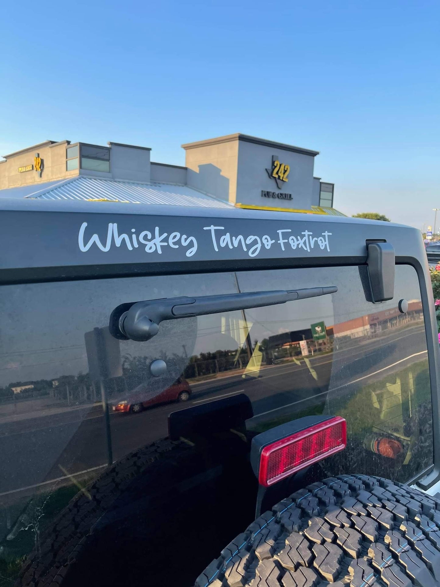 Whiskey Tango Foxtrot Decal