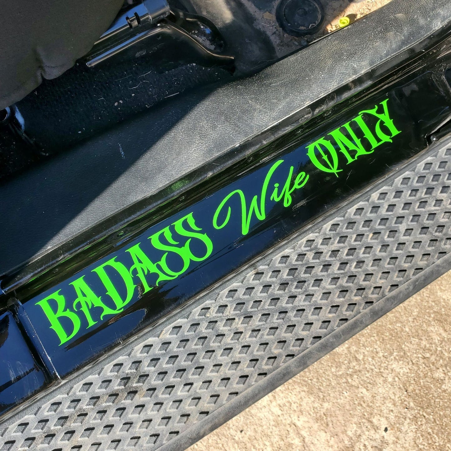 Badass Wife Only Decal