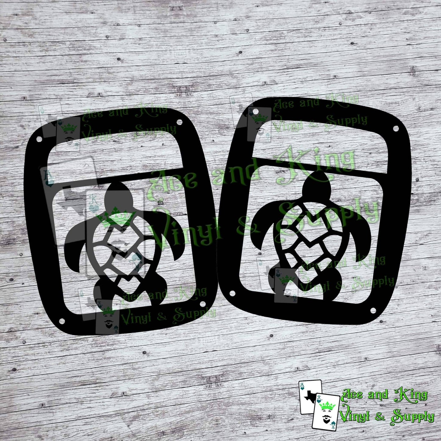 Turtle Tail Light Covers, Set