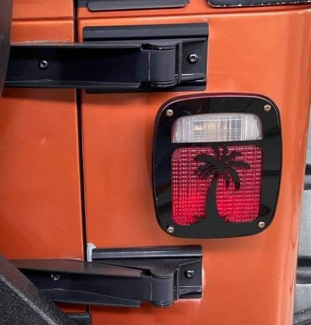 Palm Tail Light Covers, Set