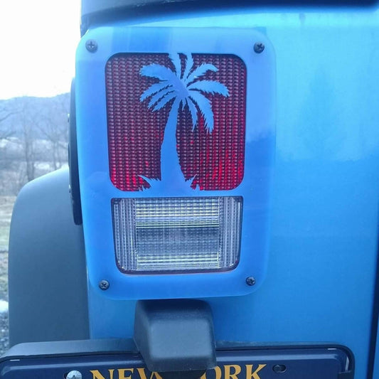 Palm Tail Light Covers, Set