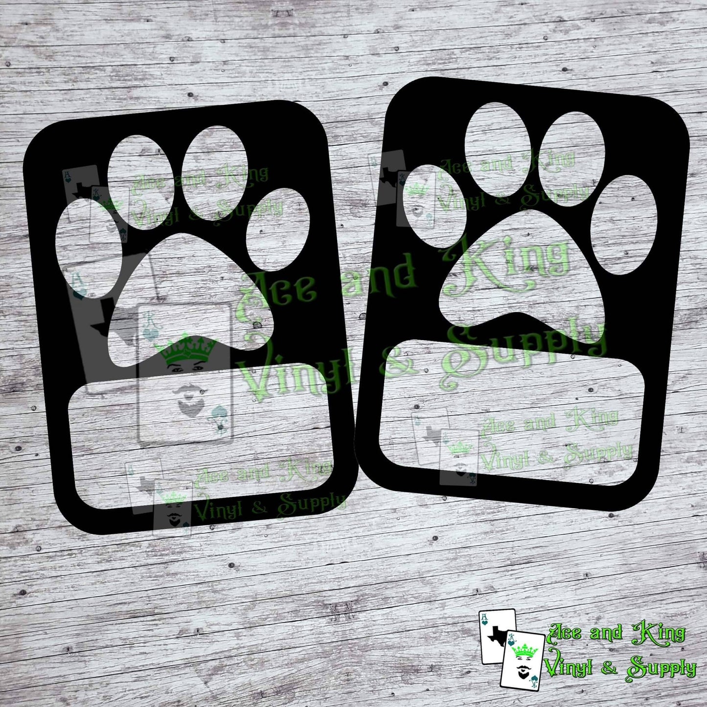 Paw Tail Light Covers, Set