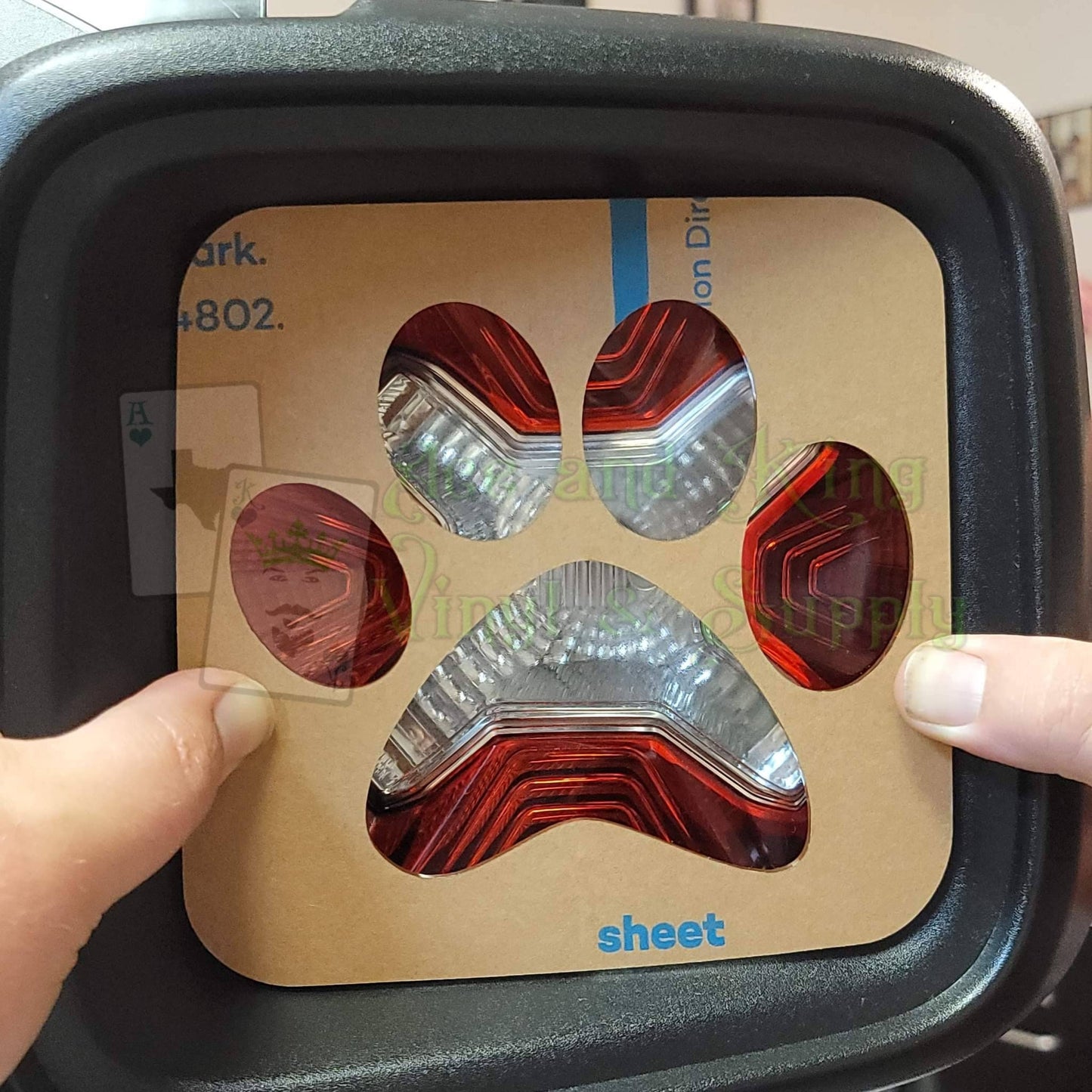 Paw Tail Light Covers, Set