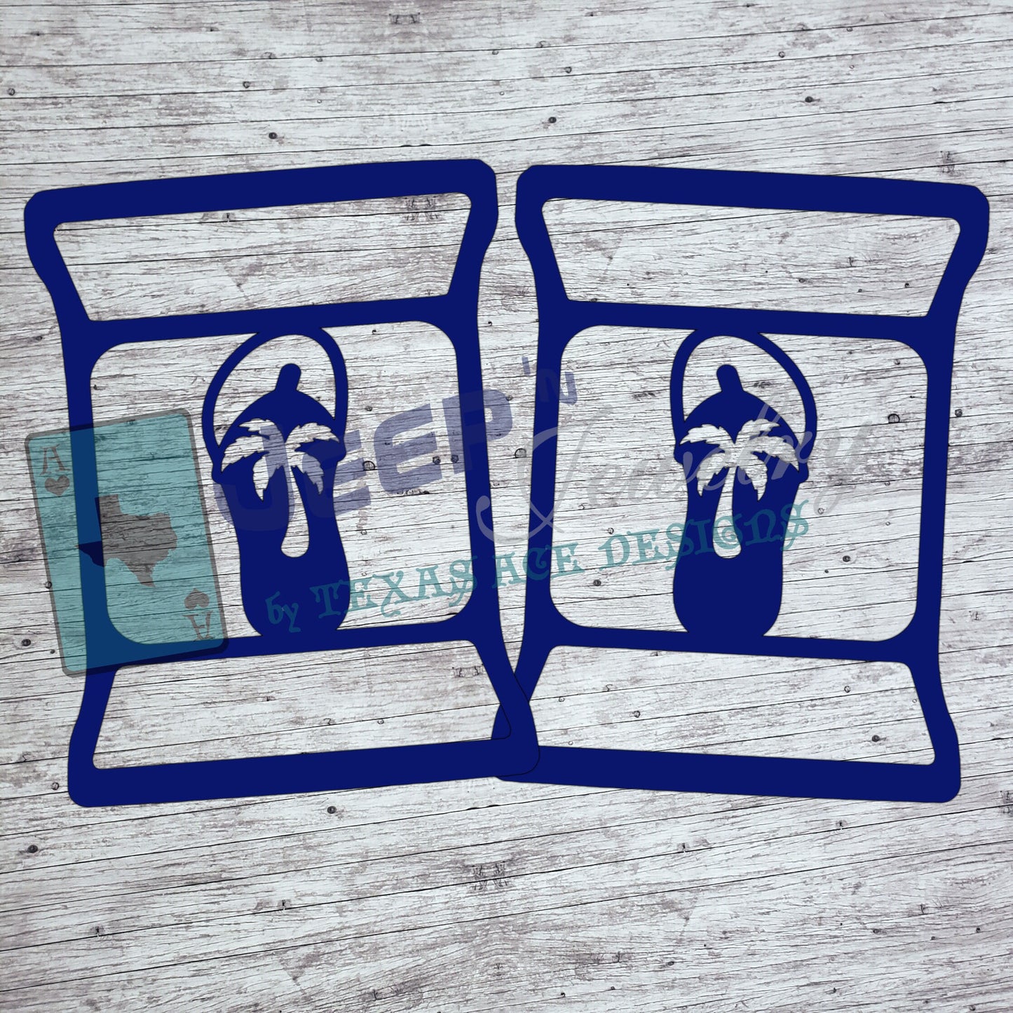 Flip-Flop Palm Tail Light Covers, Set