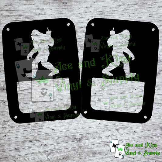 Bad Bigfoot Tail Light Covers, Set