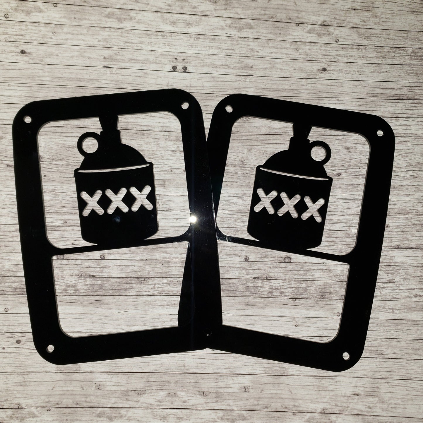 Moonshine Jug Tail Light Covers, Set