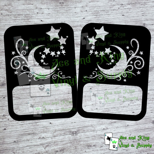 Moon and Stars Tail Light Covers, Set