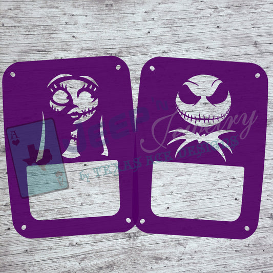 Jack OR Sally Tail Light Covers, Set