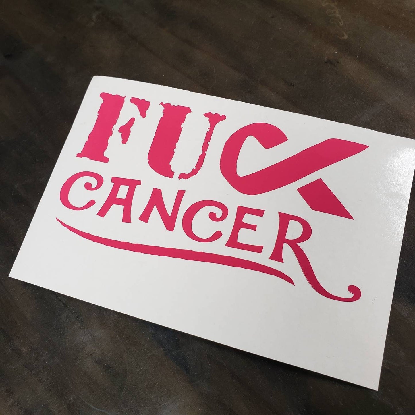 F*ck Cancer Decal