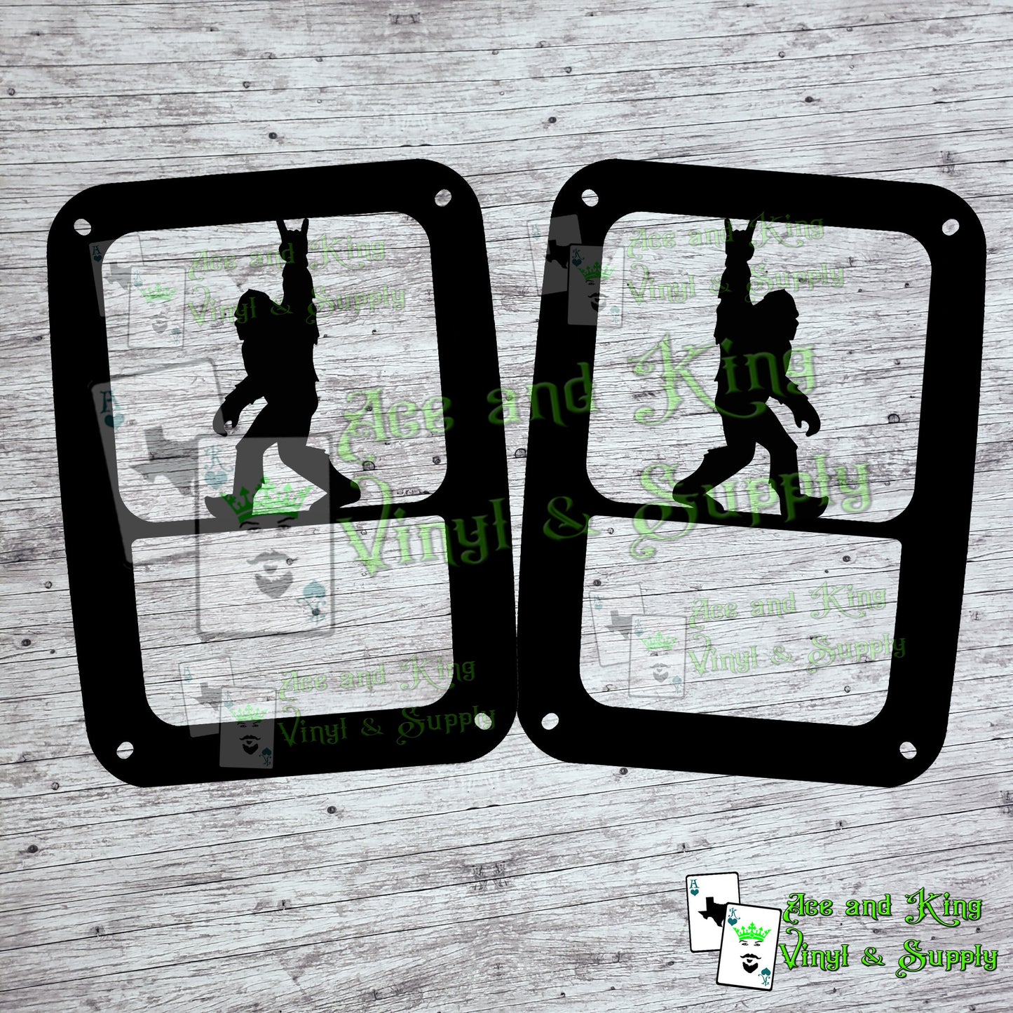 Rockin Bigfoot Tail Light Covers, Set