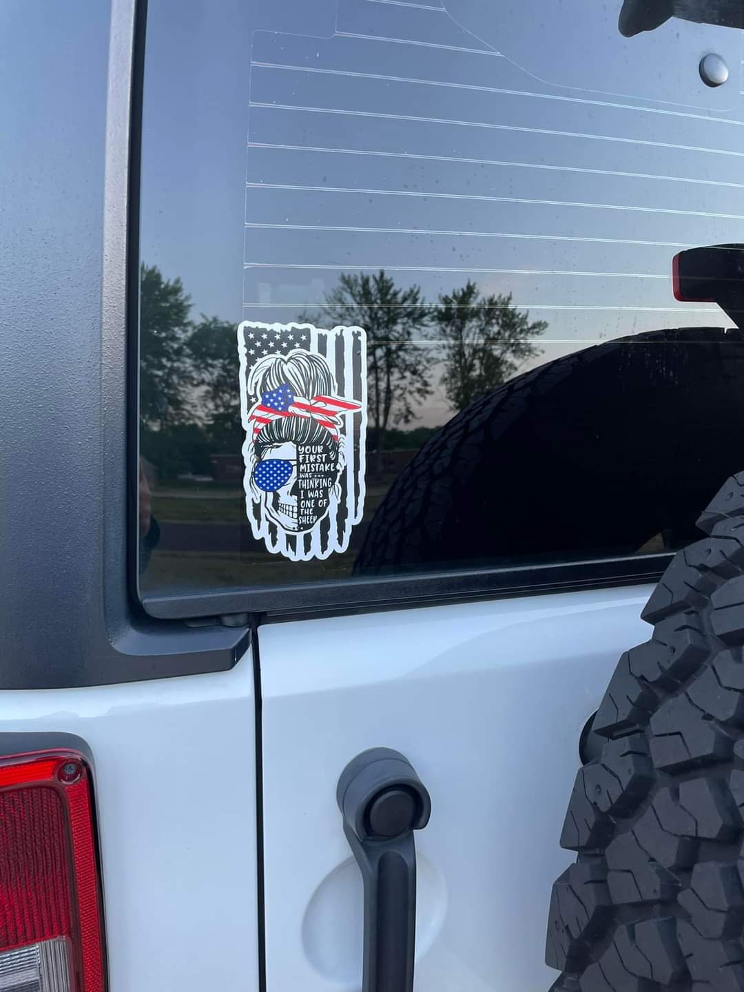 First Mistake... Not a Sheep Decal