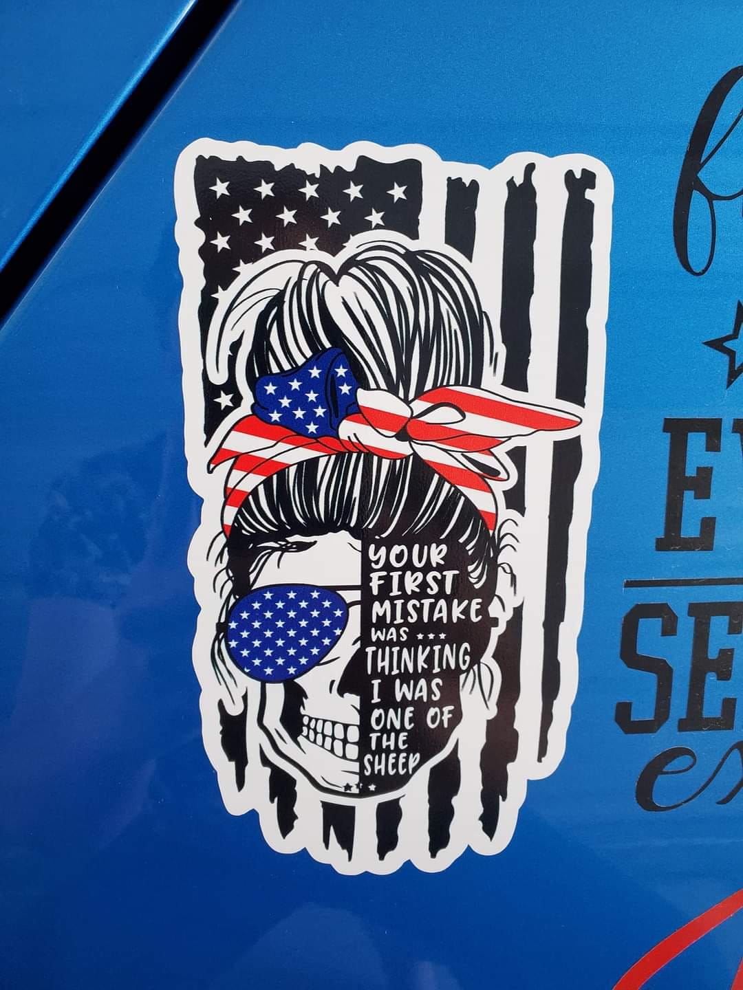 First Mistake... Not a Sheep Decal