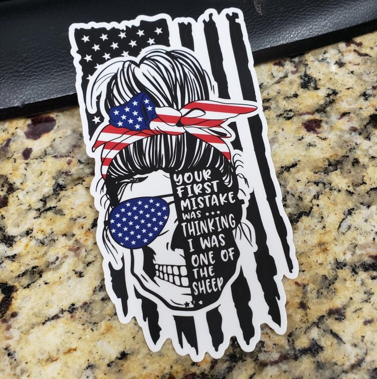 First Mistake... Not a Sheep Decal