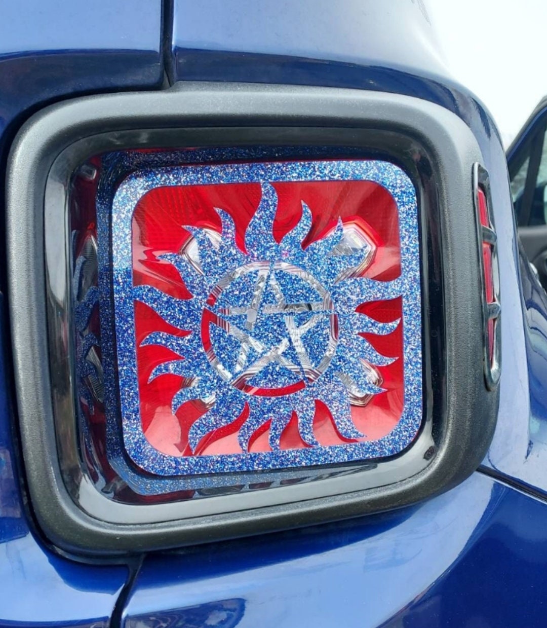 Supernatural Anti-Possession Symbol Tail Light Covers, Set