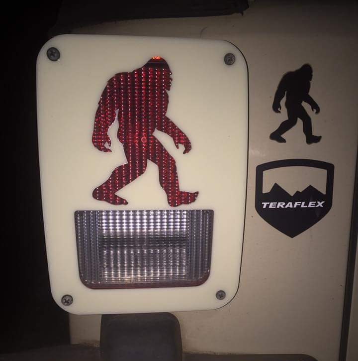 Bigfoot Tail Light Covers, Set