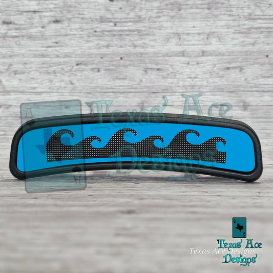 Ocean Wave Third Brake Light Cover, Fits Ford Bronco Curved only