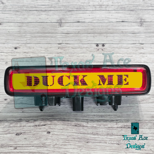 Duck Me Third Brake Light Cover
