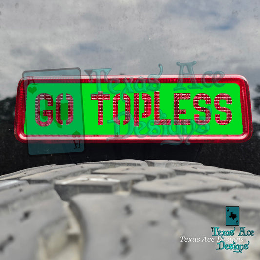 Go Topless Third Brake Light Cover