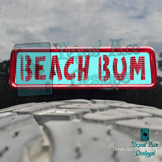 Beach Bum Third Brake Light Cover