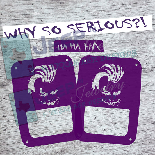 Joker Ha Ha Ha Third Brake Light Cover ONLY