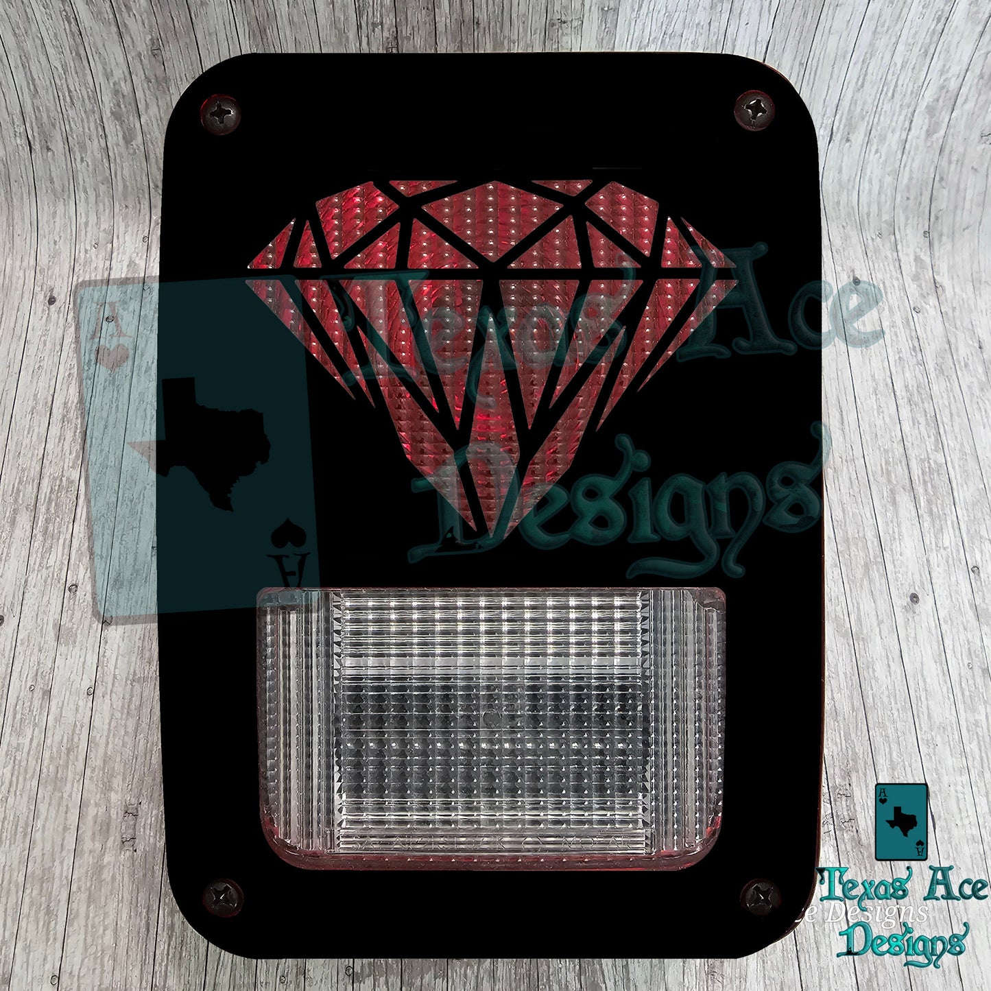 Diamond Tail Light Covers, Set