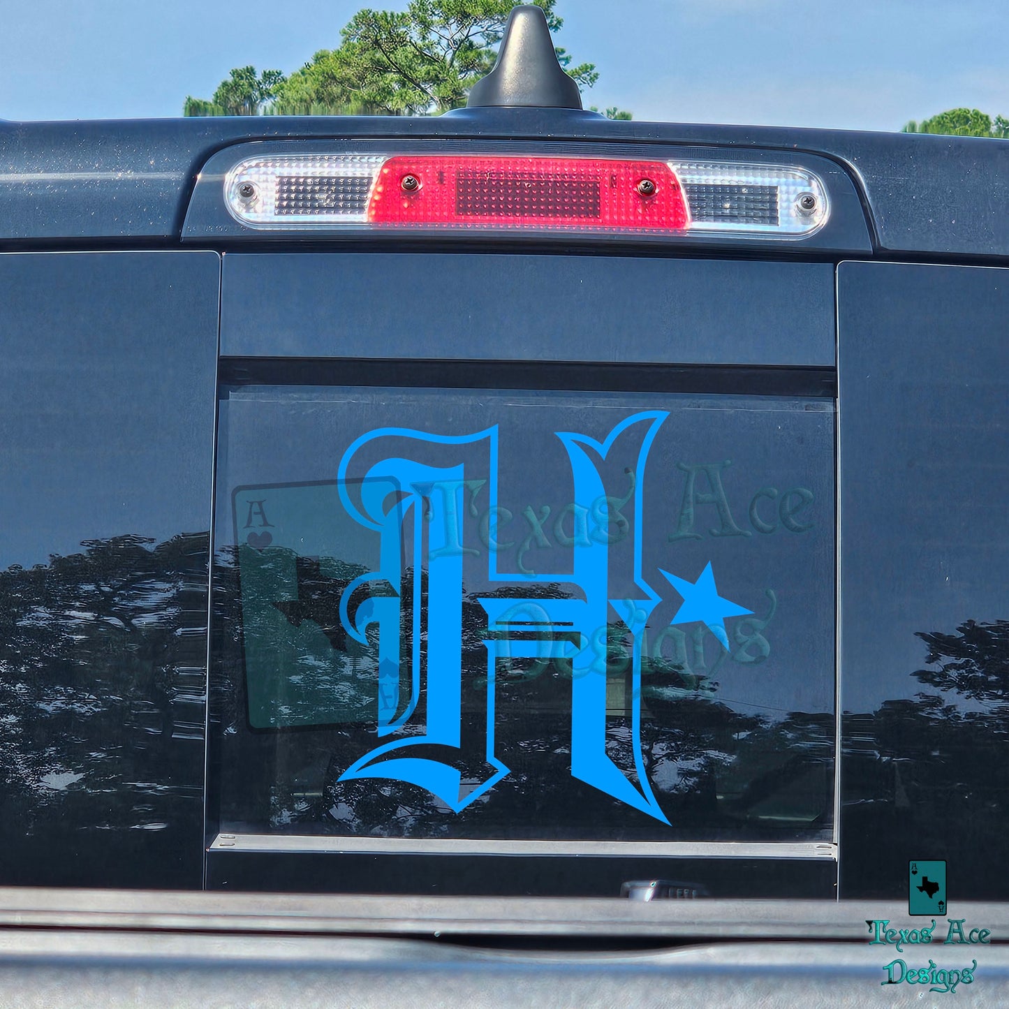 H H-Town Decal, FREE SHIPPING!