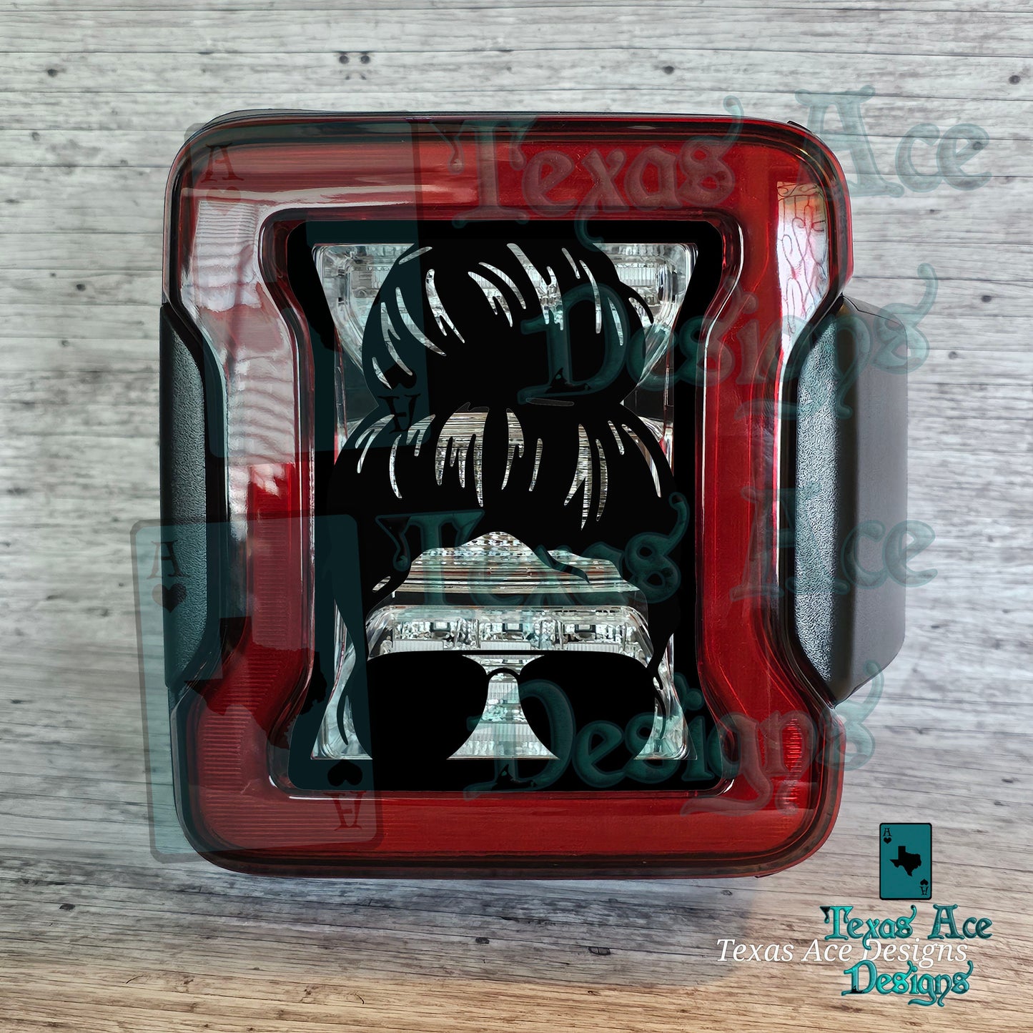 Messy Bun Tail Light Covers, Set