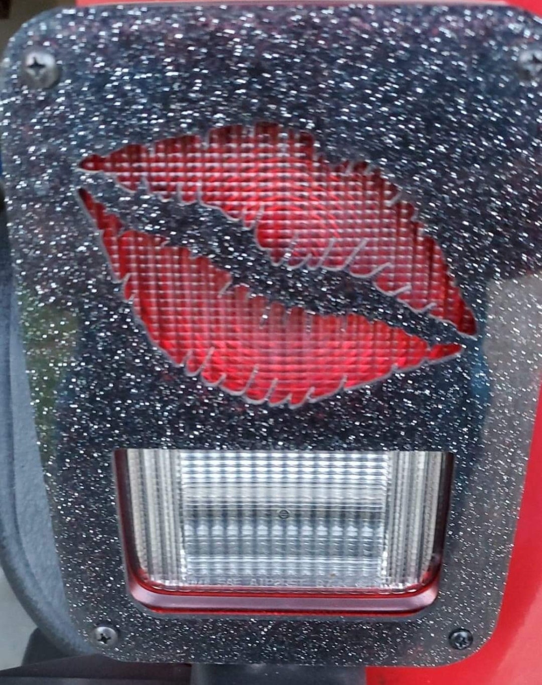 Lipstick Kiss Tail Light Covers, Set