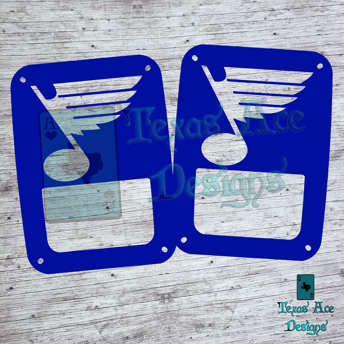 Custom Sports Tail Light Covers, Set