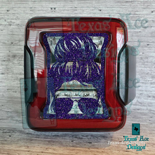 Messy Bun Tail Light Covers, Set