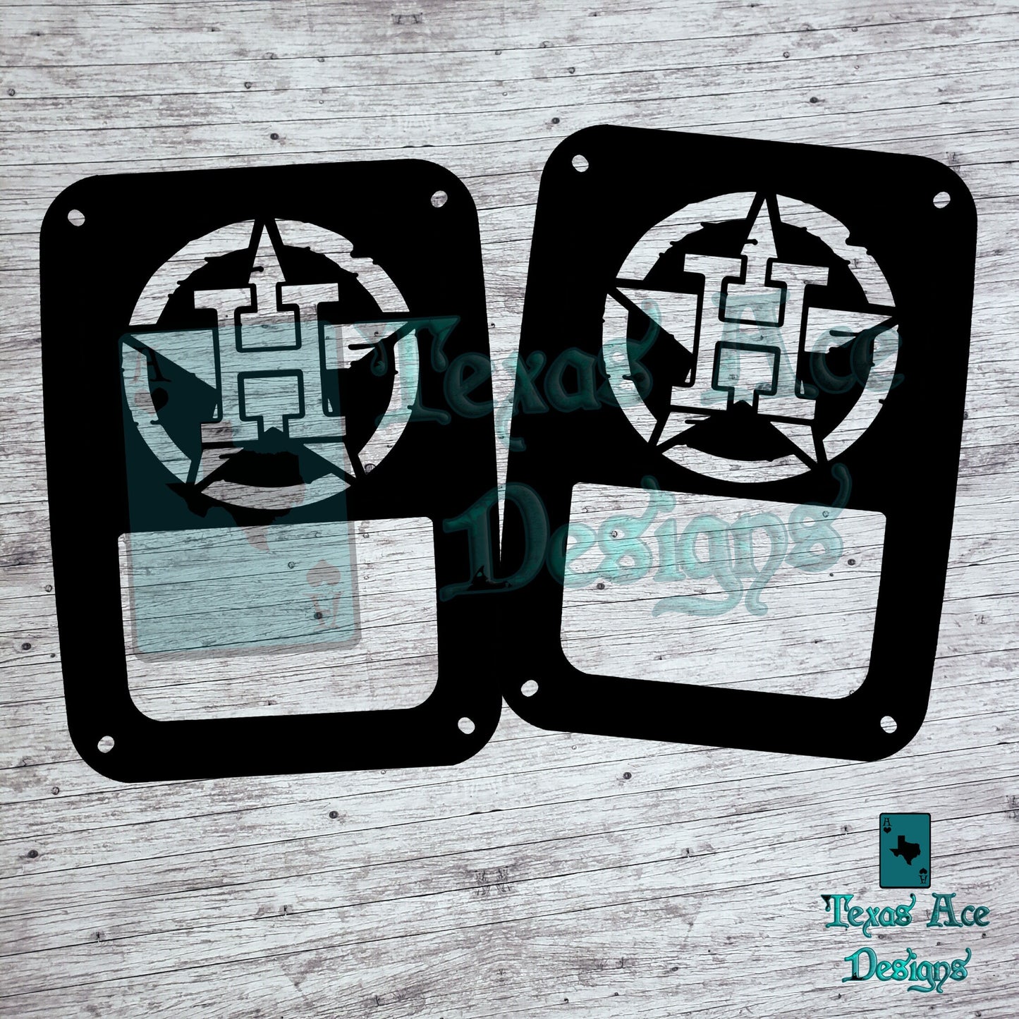 Custom Sports Tail Light Covers, Set