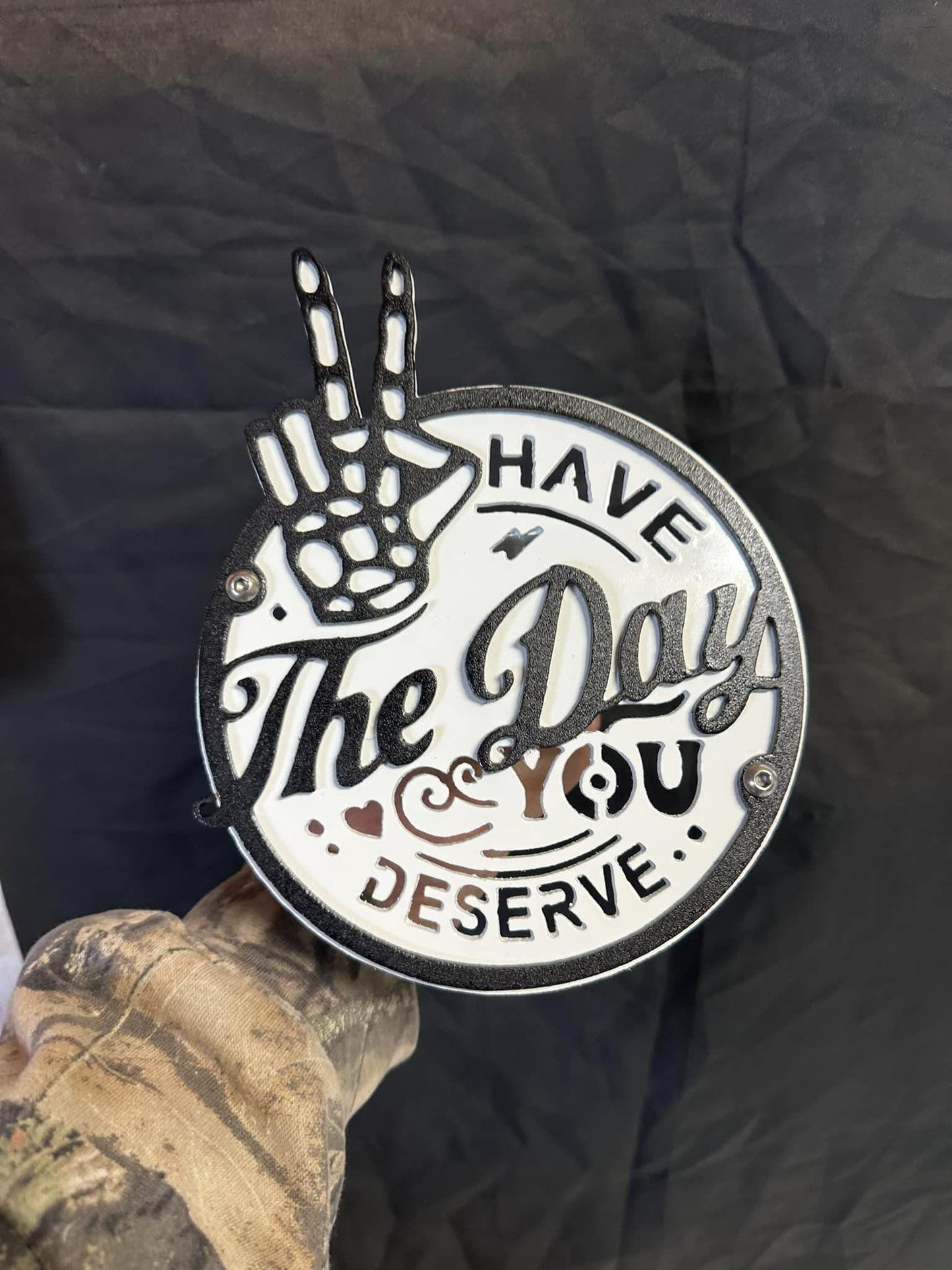 Have the Day You Deserve, Set of 2 Footpegs
