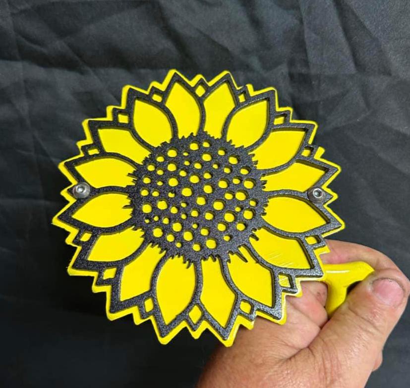 Sunflower Layered, Set of 2 Foot Pegs