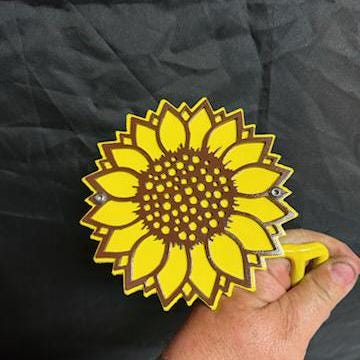 Sunflower Layered, Set of 2 Foot Pegs