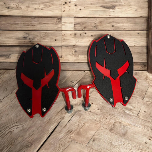 Gladiator Helmet, Set of 2 Foot Pegs
